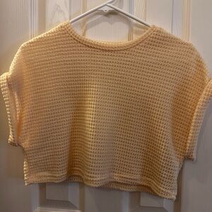 Waffle Knit Women’s Crop Top